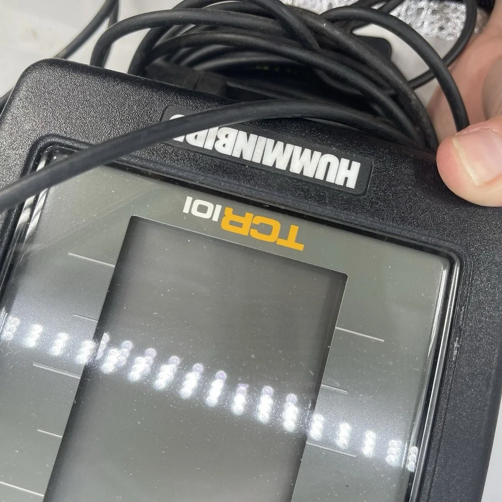 Hummingbird TCR 101 Depth Sounder Fishfinder In Carrying Case and Cover